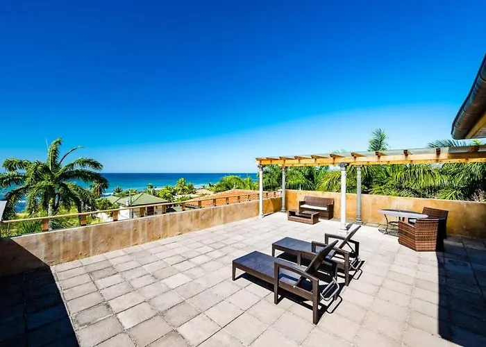 Sunset & Oceanview Terrace, Pool, And Grill Apartahotel